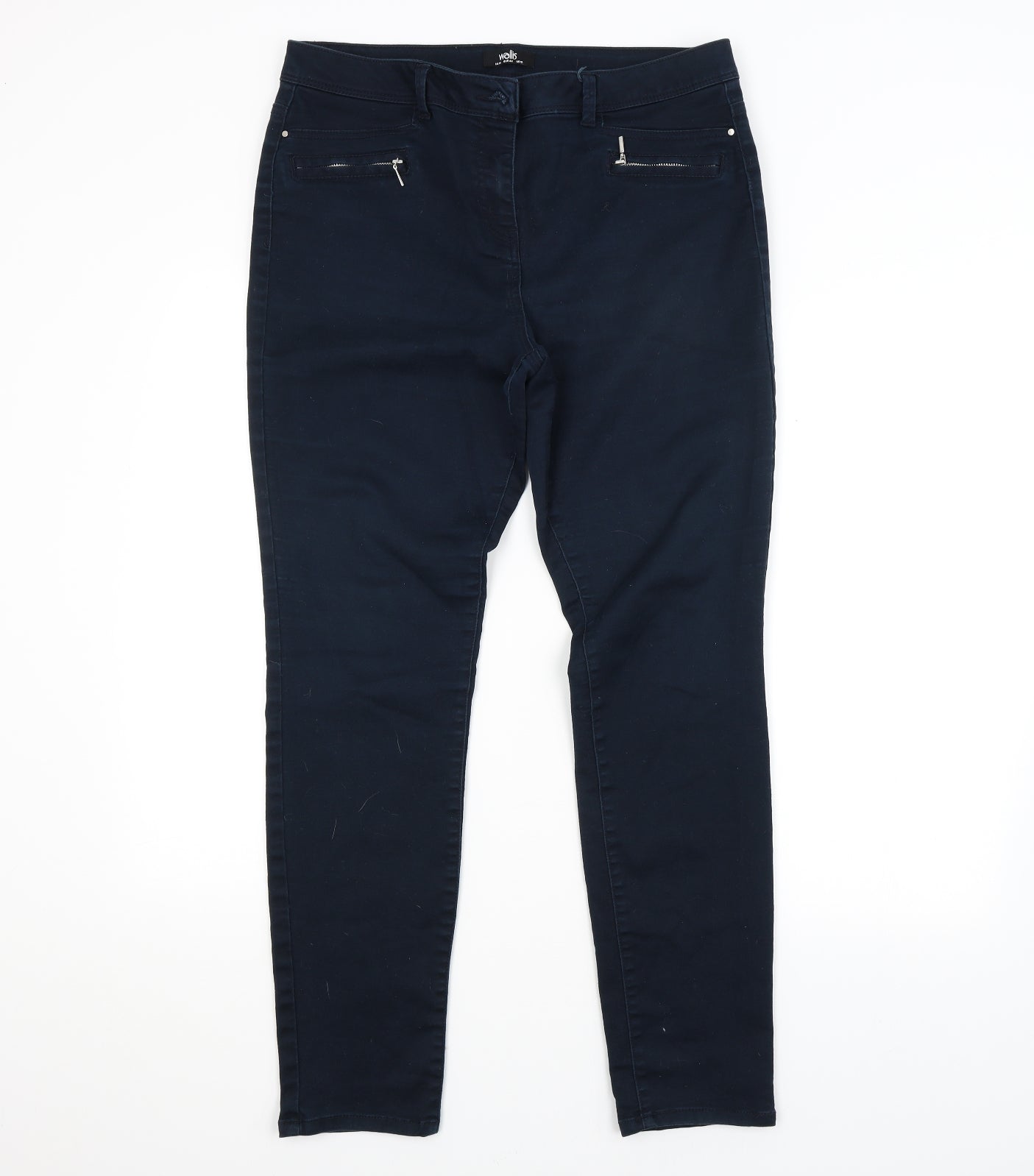 Wallis Womens Blue   Trousers  Size 16 L29 in