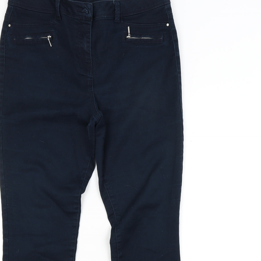 Wallis Womens Blue   Trousers  Size 16 L29 in