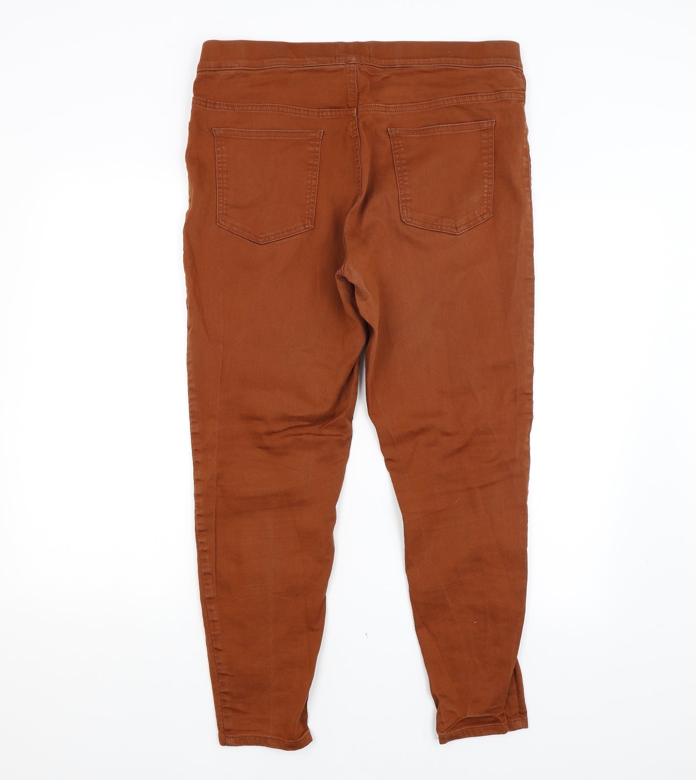 M&S Womens Brown   Jegging Jeans Size 18 L26 in