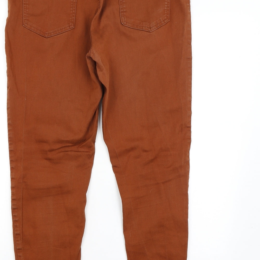 M&S Womens Brown   Jegging Jeans Size 18 L26 in