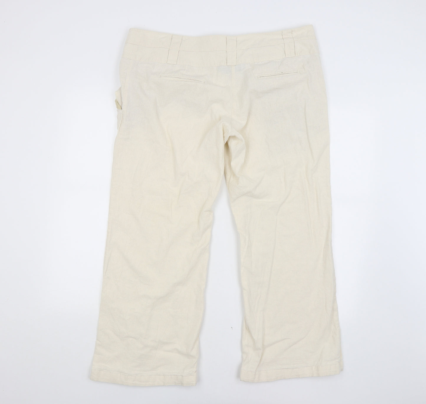 New Look Womens Beige   Trousers  Size 18 L26 in