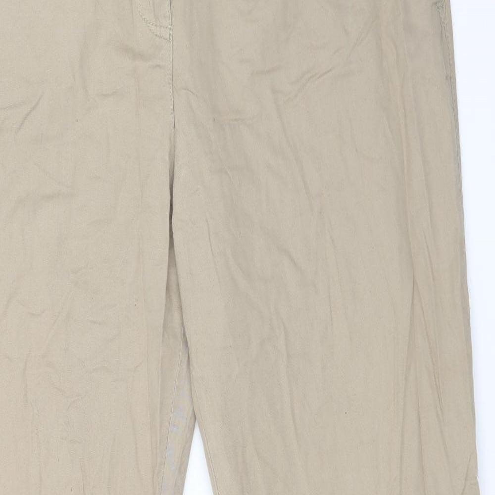George Womens Beige   Trousers  Size 14 L30 in