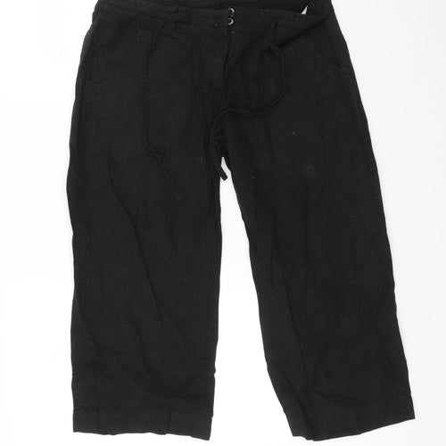 ethel Austin Womens Black   Trousers  Size 12 L21 in