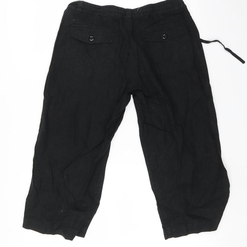 ethel Austin Womens Black   Trousers  Size 12 L21 in