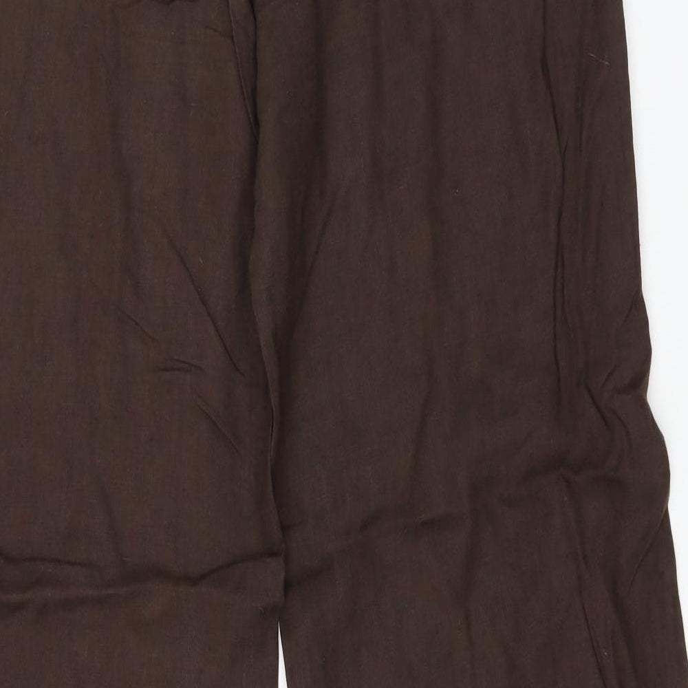 Marks and Spencer Womens Brown   Trousers  Size 12 L32 in