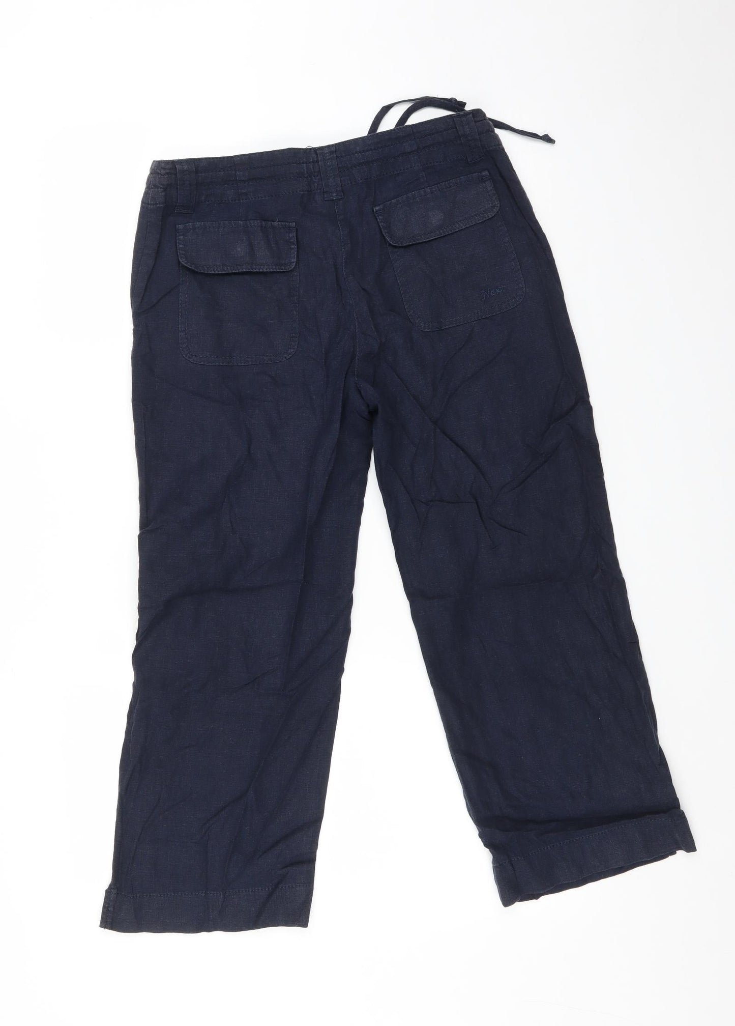 NEXT Womens Blue   Trousers  Size 8 L23 in