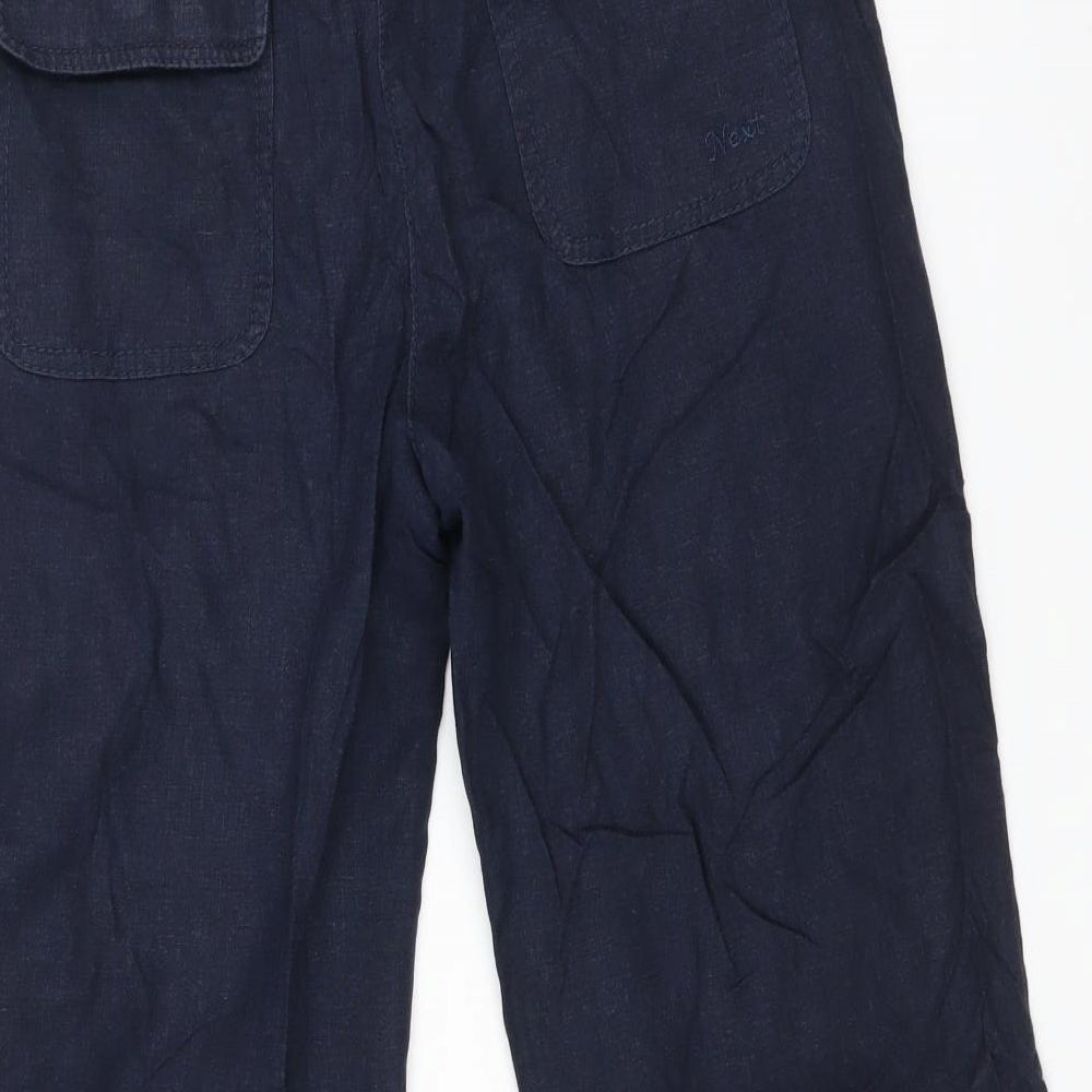 NEXT Womens Blue   Trousers  Size 8 L23 in