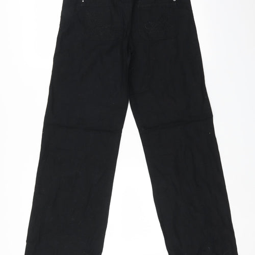 New Look Womens Black   Trousers  Size 8 L30 in