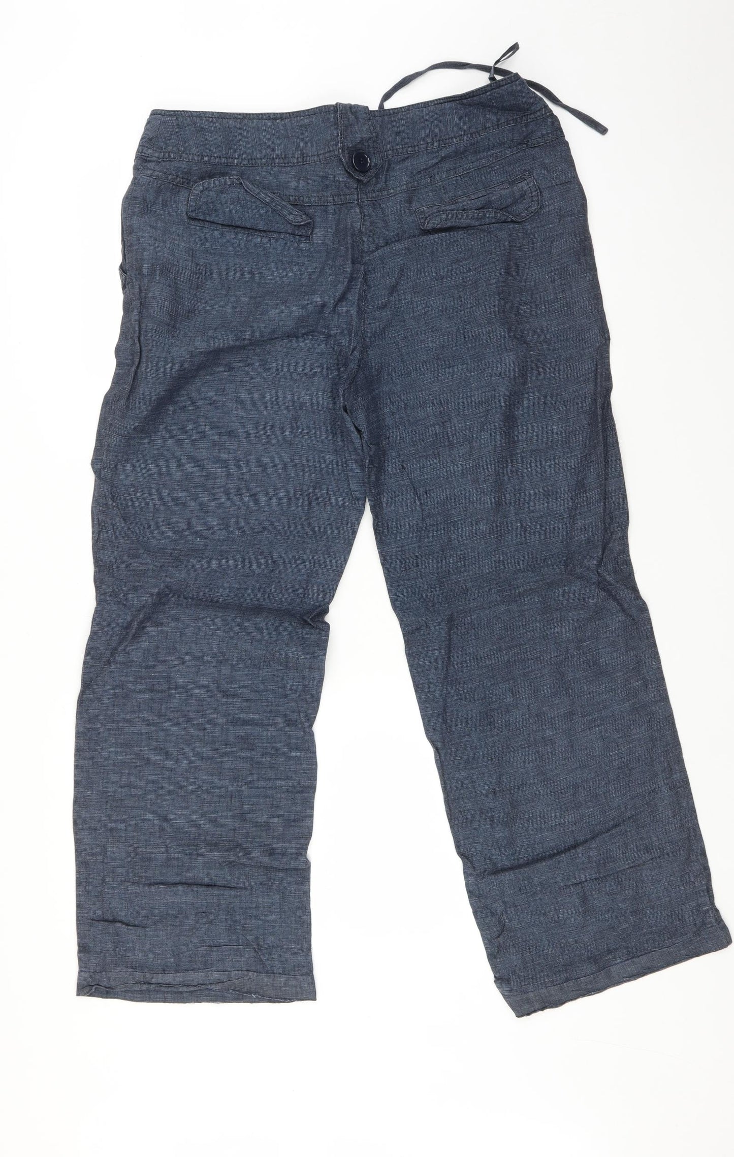 Monsoon Womens Blue   Trousers  Size 14 L27 in