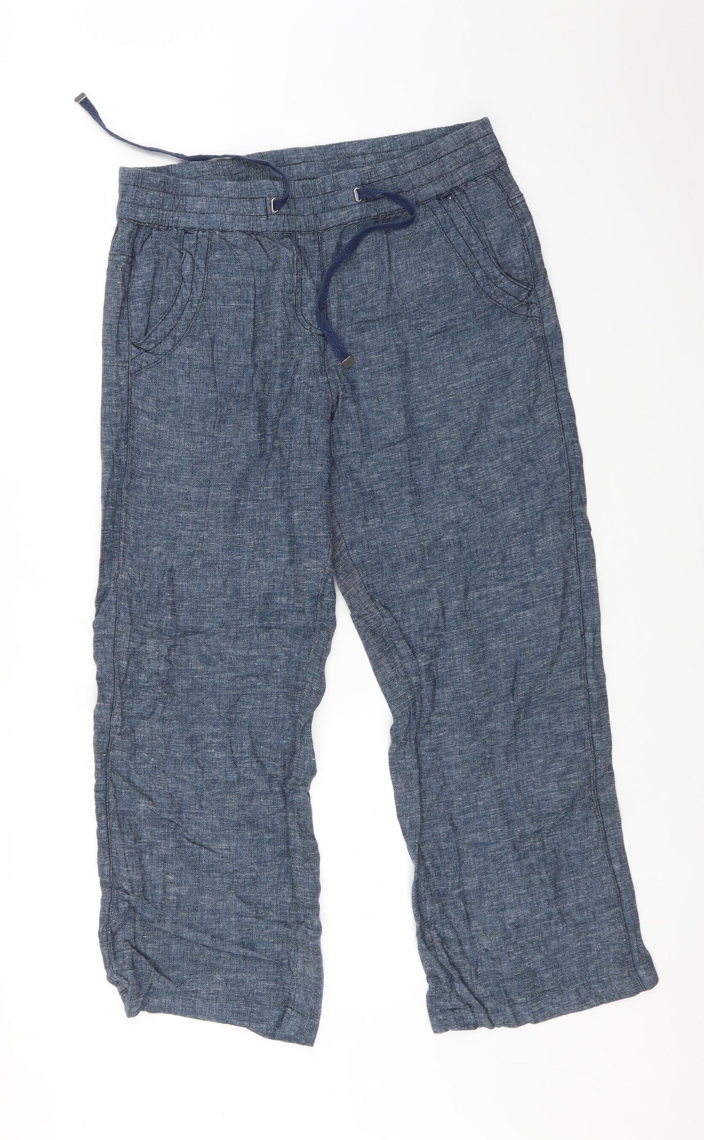 George Womens Blue   Trousers  Size 12 L25 in