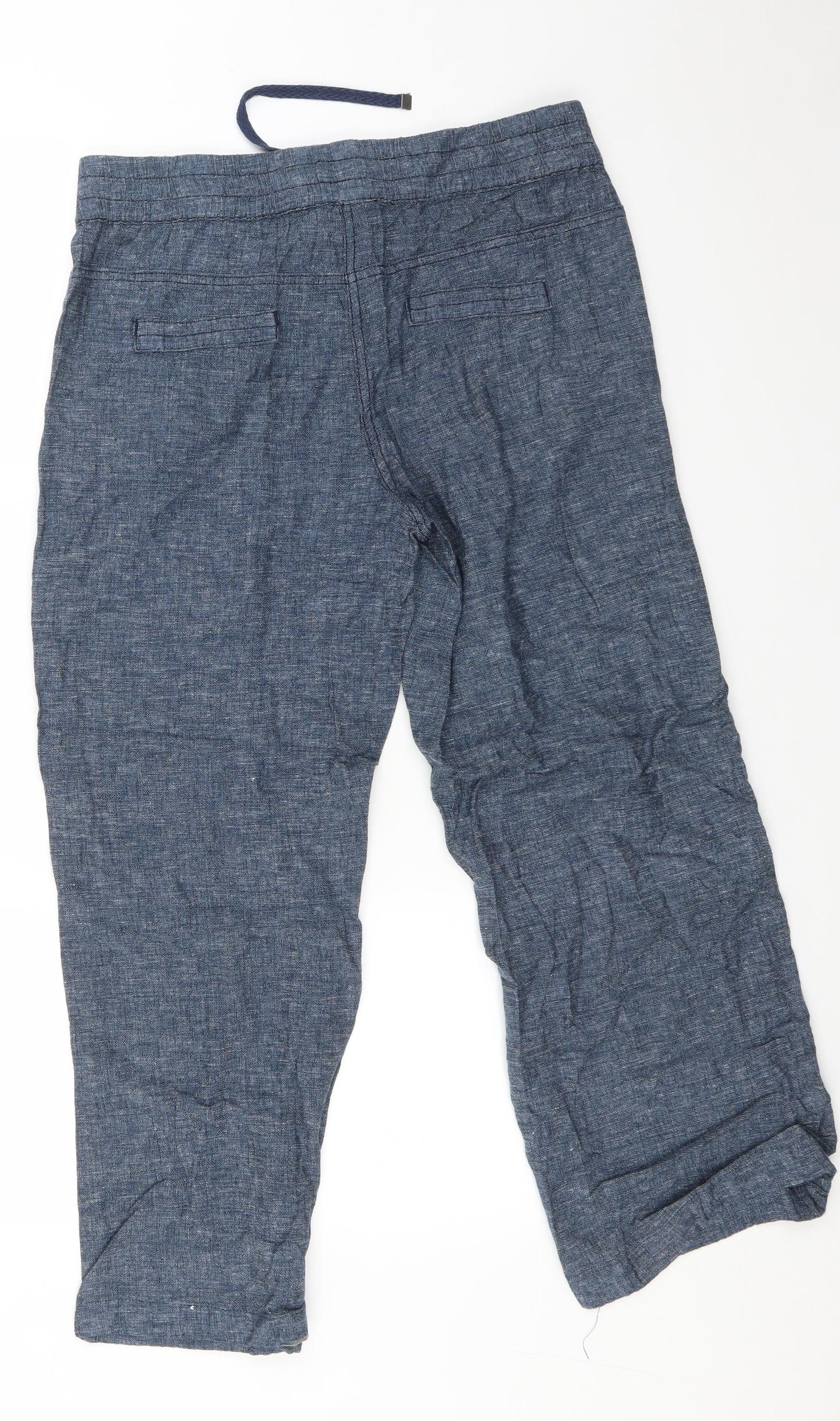 George Womens Blue   Trousers  Size 12 L25 in