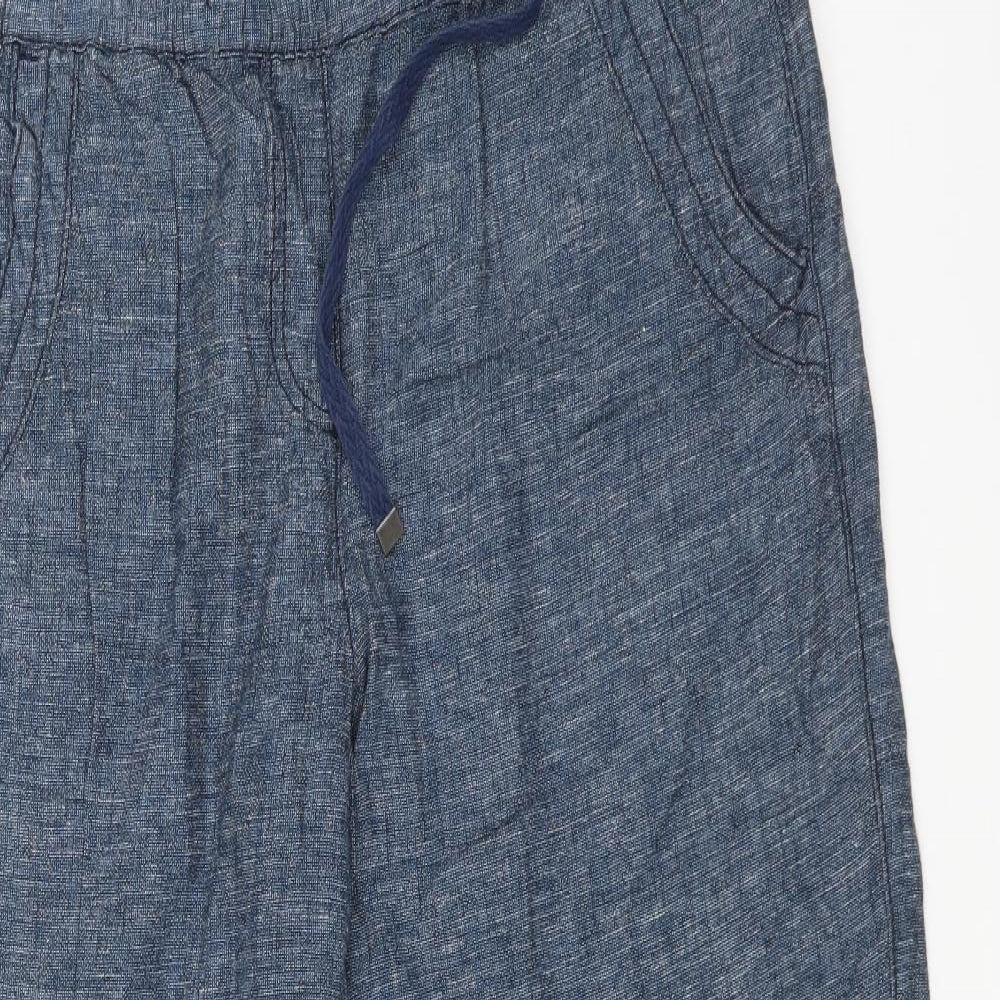 George Womens Blue   Trousers  Size 12 L25 in
