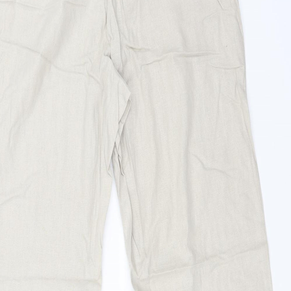George Womens Beige   Trousers  Size 14 L30 in