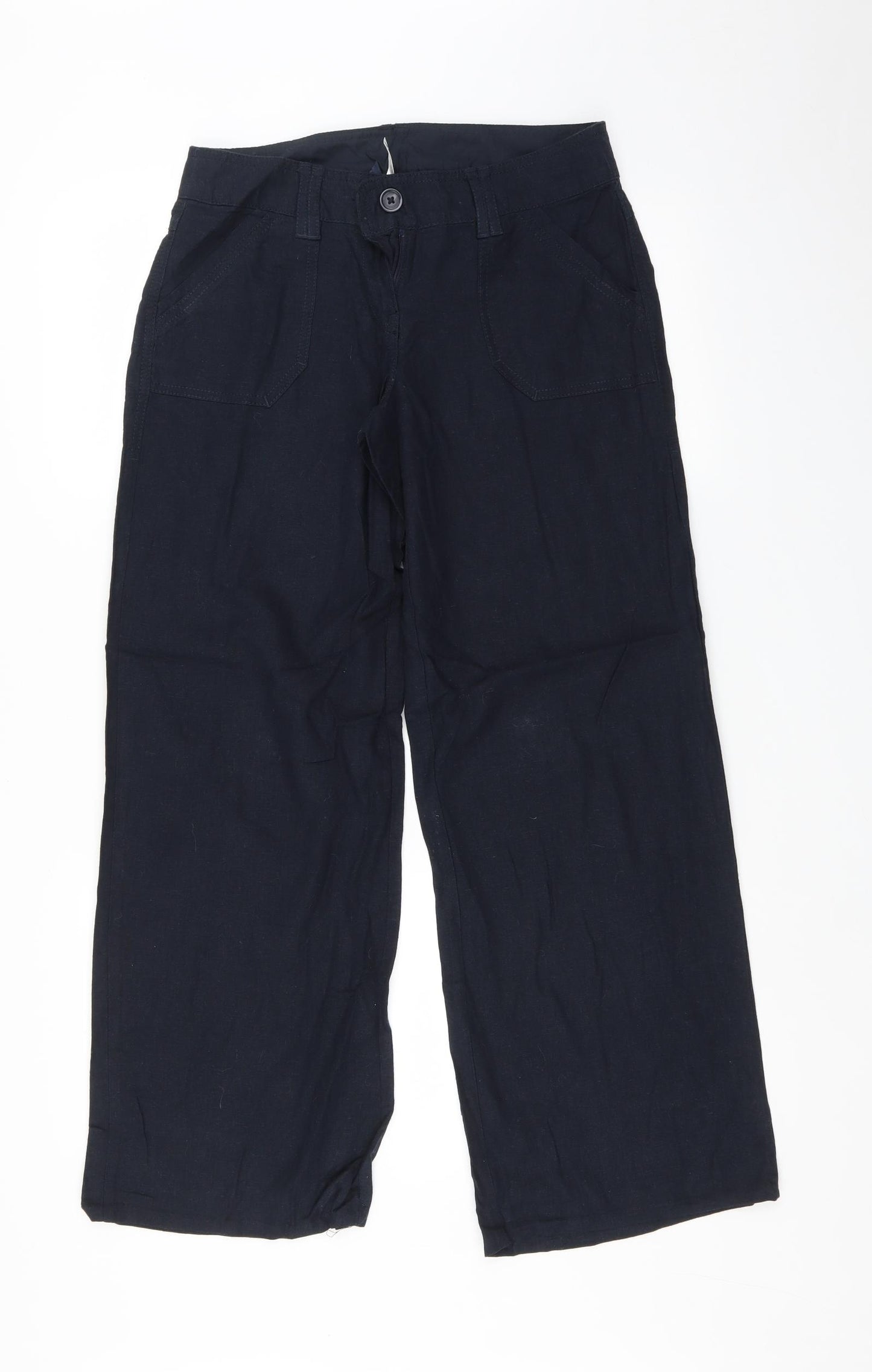 NEXT Womens Blue   Trousers  Size 8 L30 in