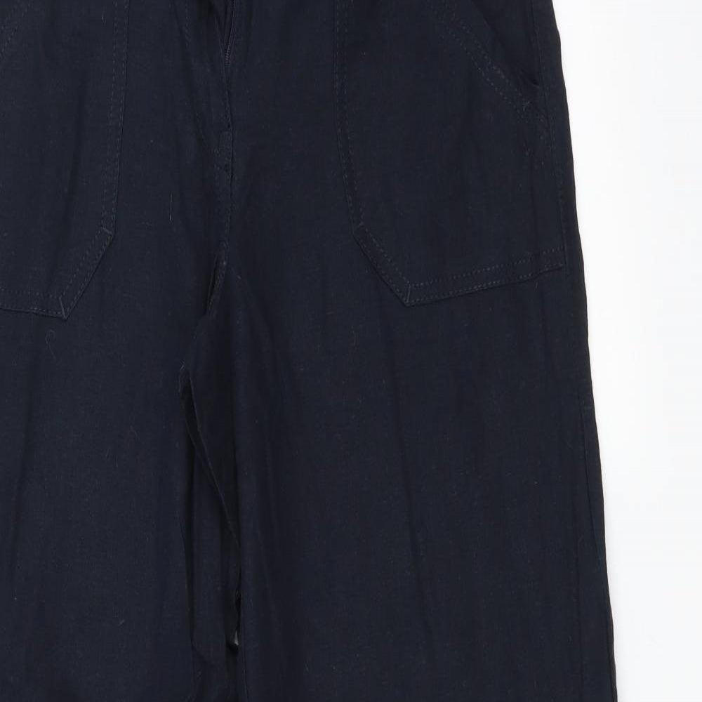 NEXT Womens Blue   Trousers  Size 8 L30 in