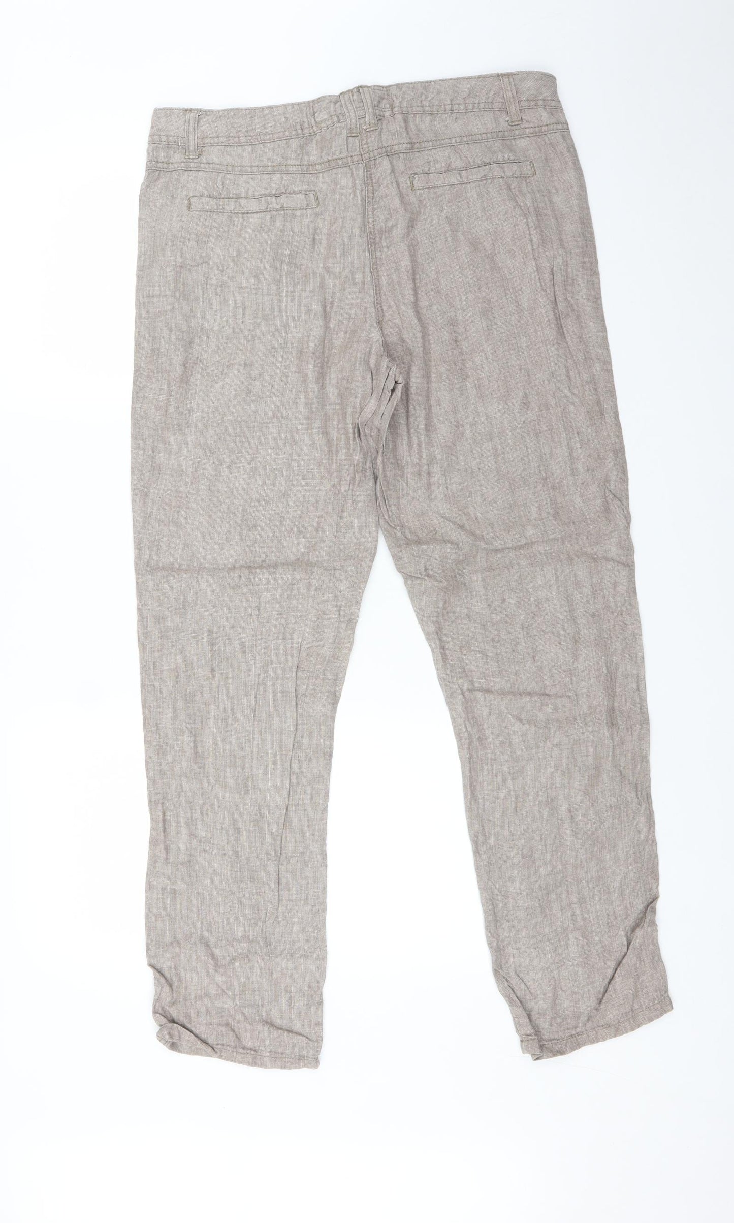George Womens Beige   Trousers  Size 12 L30 in
