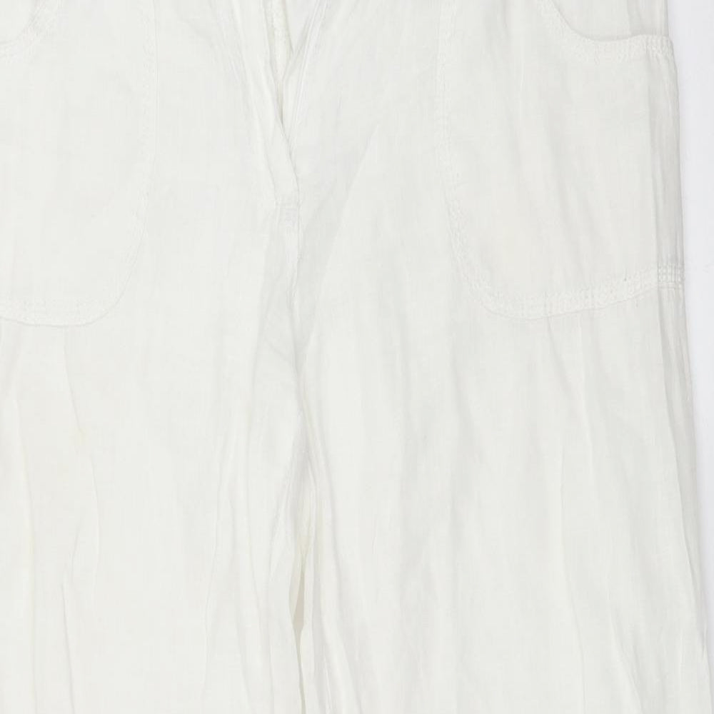 Atmosphere Womens White   Trousers  Size 12 L26 in