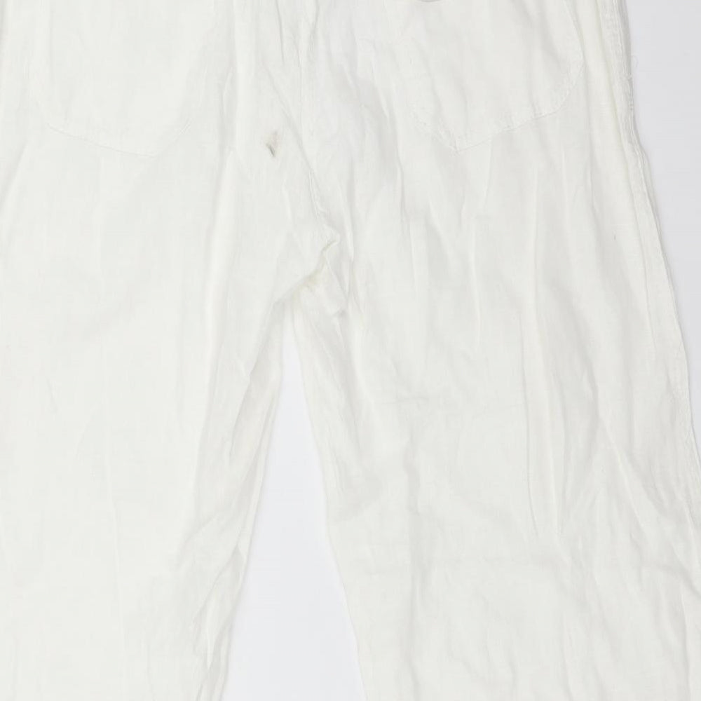 Atmosphere Womens White   Trousers  Size 12 L26 in