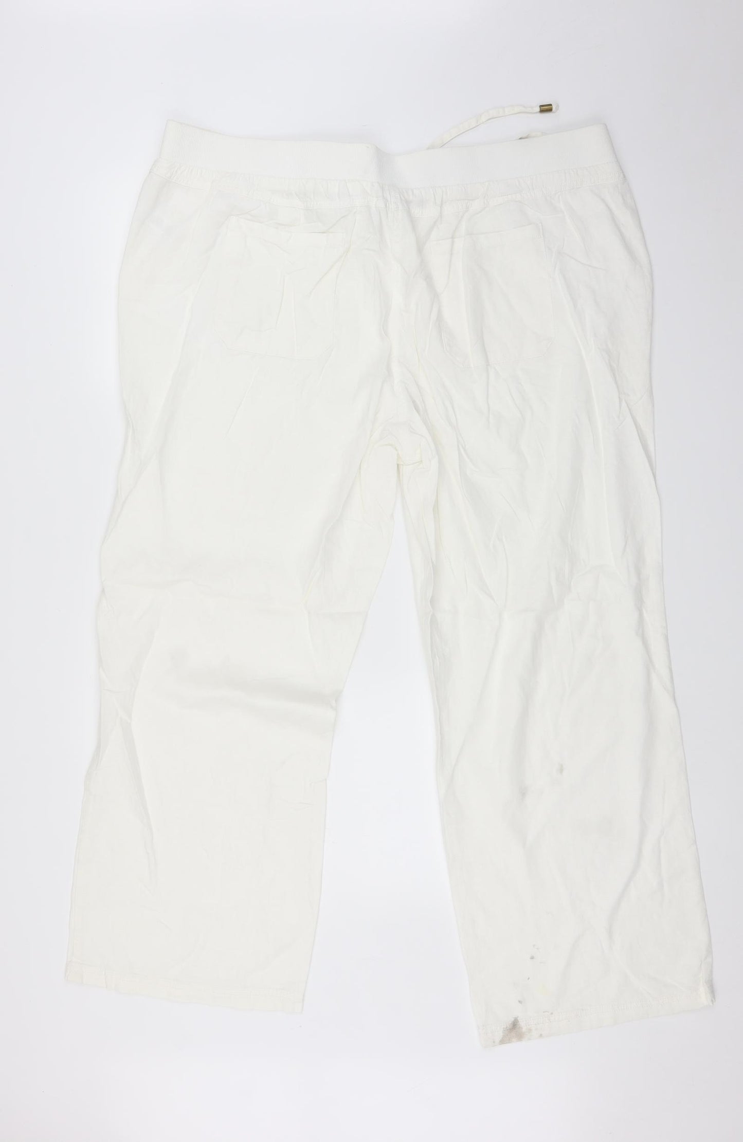 George Womens White   Trousers  Size 22 L29 in