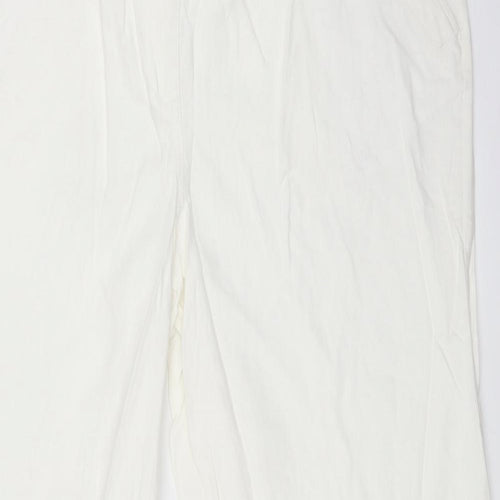 George Womens White   Trousers  Size 22 L29 in