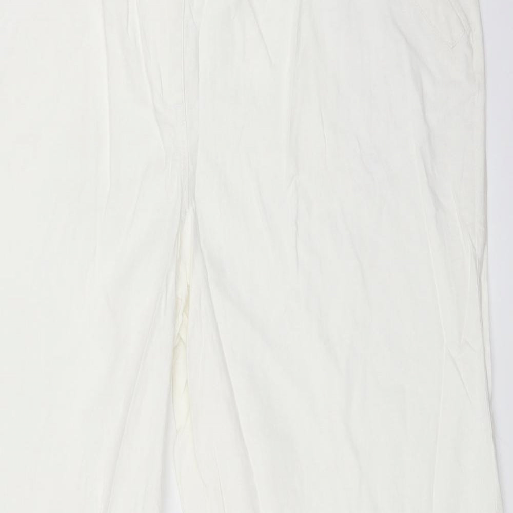 George Womens White   Trousers  Size 22 L29 in