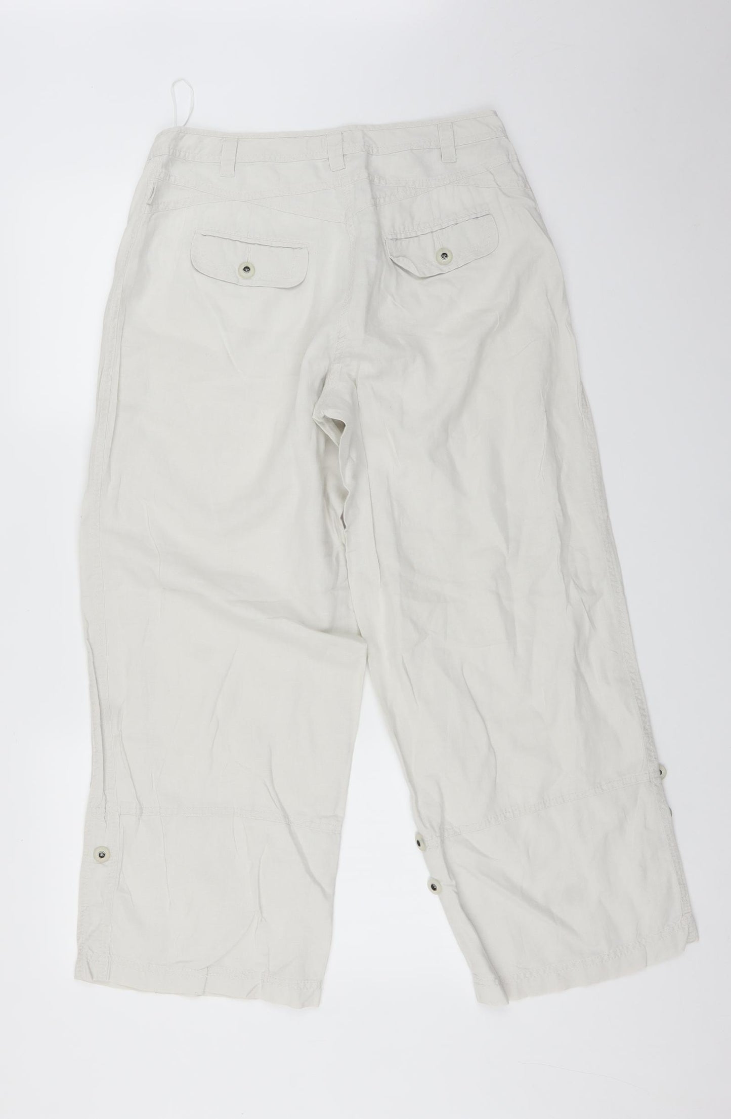 Sandwich Womens Ivory   Trousers  Size 38 L27 in