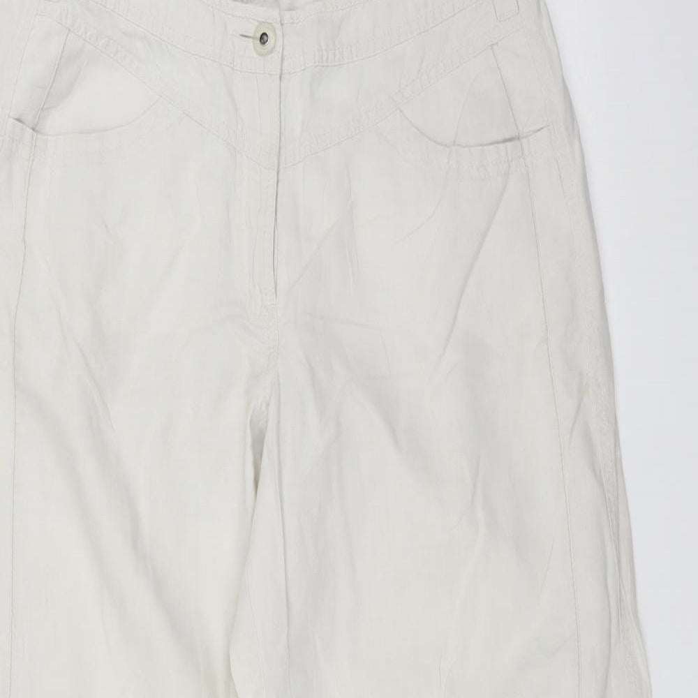 Sandwich Womens Ivory   Trousers  Size 38 L27 in