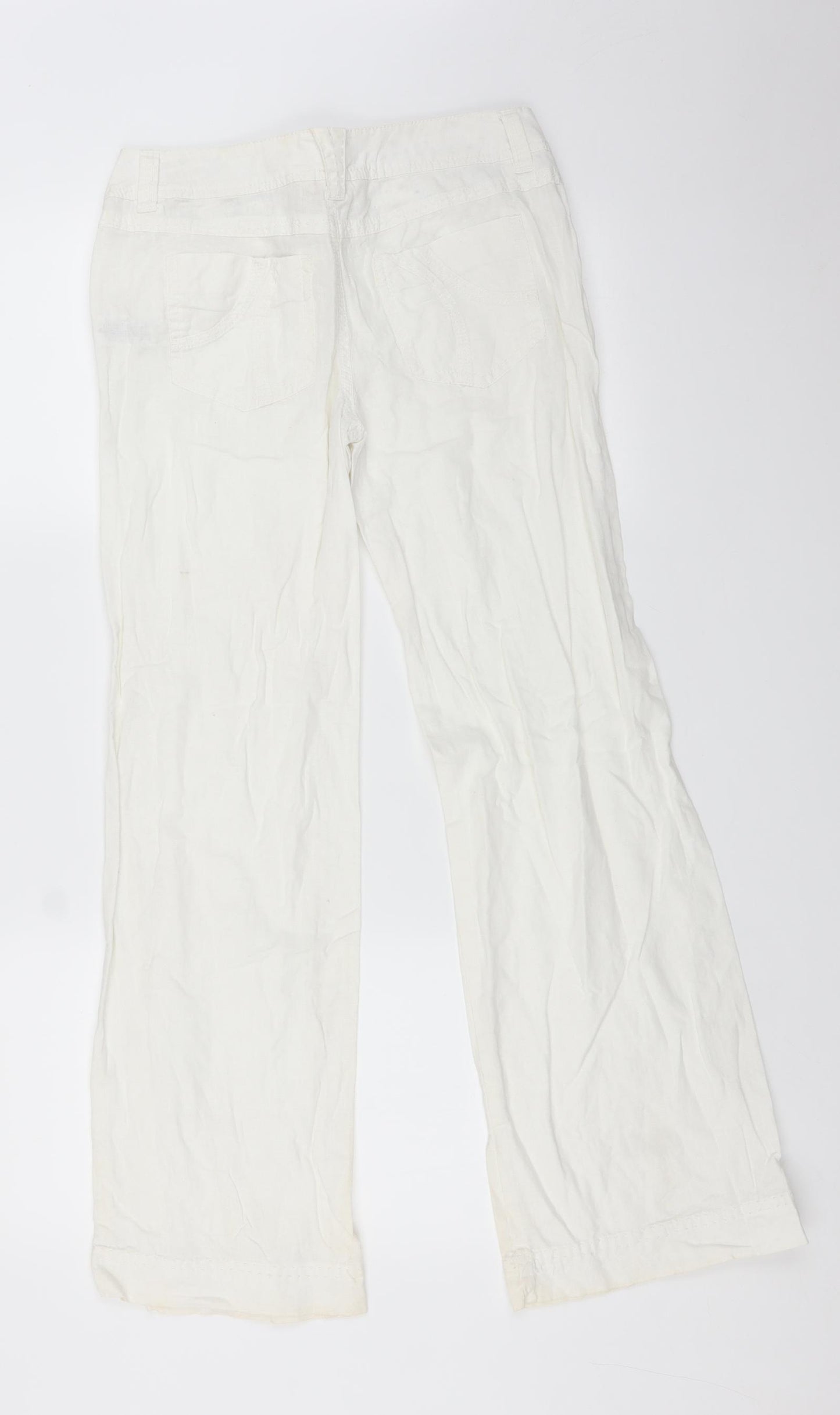 Miss Selfridge Womens White   Trousers  Size 6 L29 in