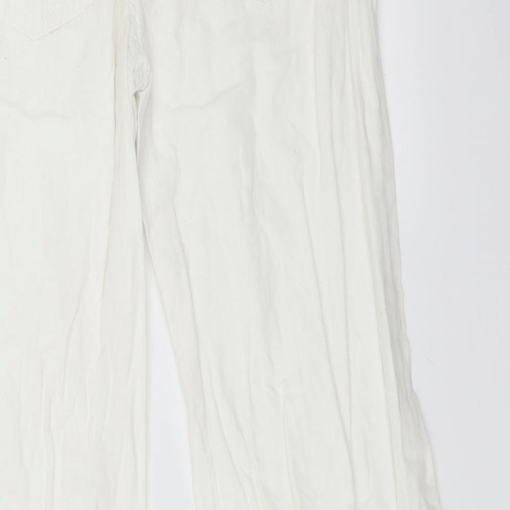 Miss Selfridge Womens White   Trousers  Size 6 L29 in