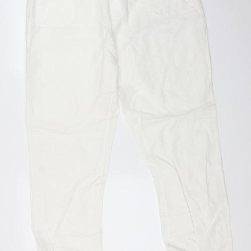 Charles Vogele Womens White   Trousers  Size 48 L28 in