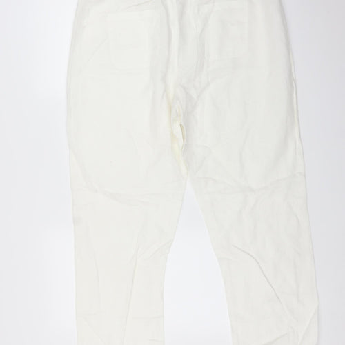 Charles Vogele Womens White   Trousers  Size 48 L28 in