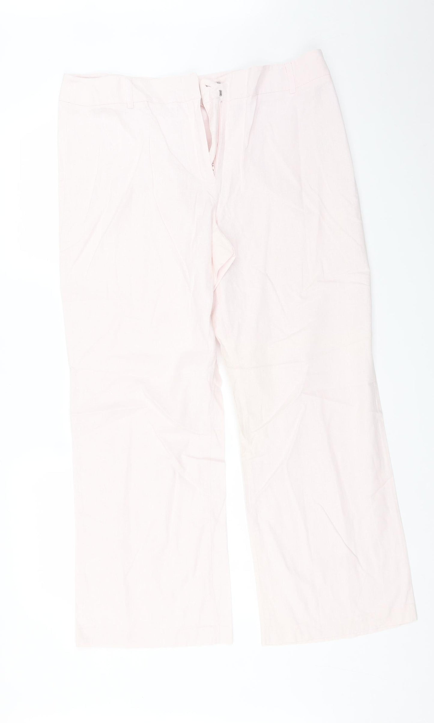 Collection Womens Pink   Trousers  Size 18 L29 in
