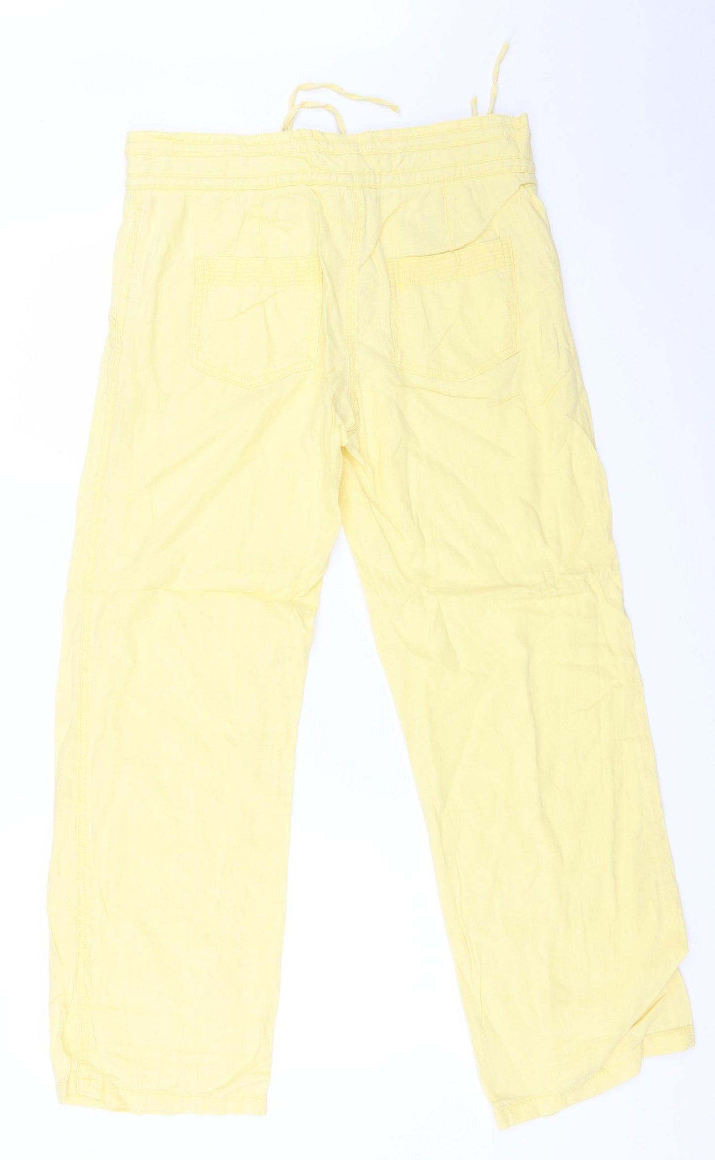 NEXT Womens Yellow   Trousers  Size 10 L28 in