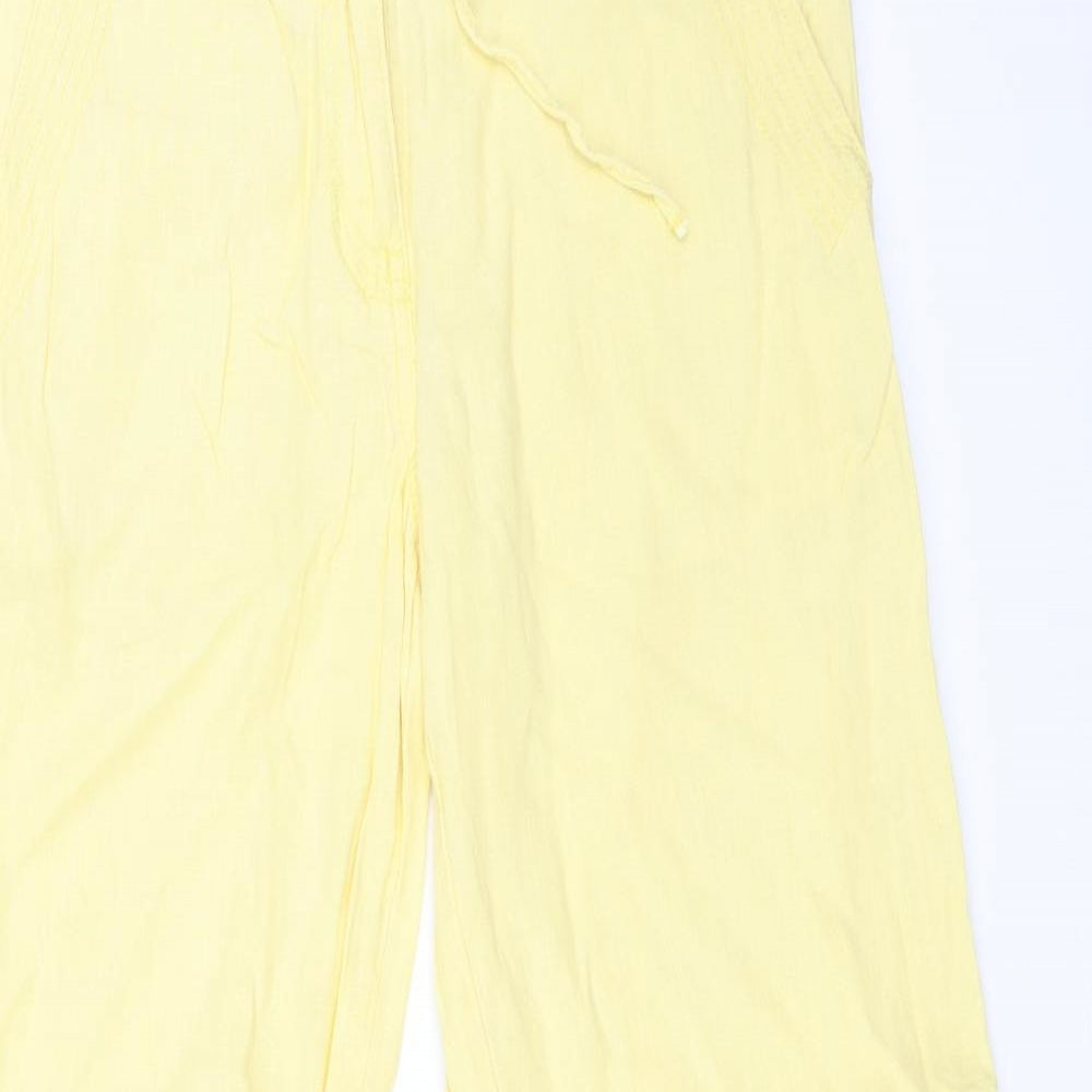 NEXT Womens Yellow   Trousers  Size 10 L28 in