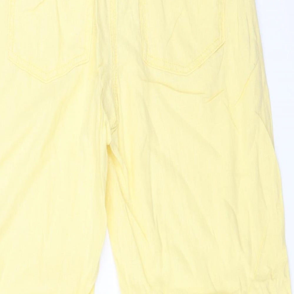 NEXT Womens Yellow   Trousers  Size 10 L28 in
