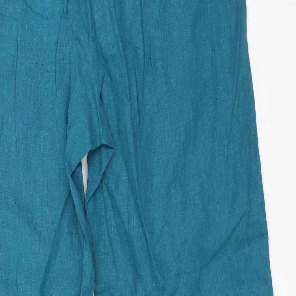 Kaliko Womens Blue   Trousers  Size 18 L28 in