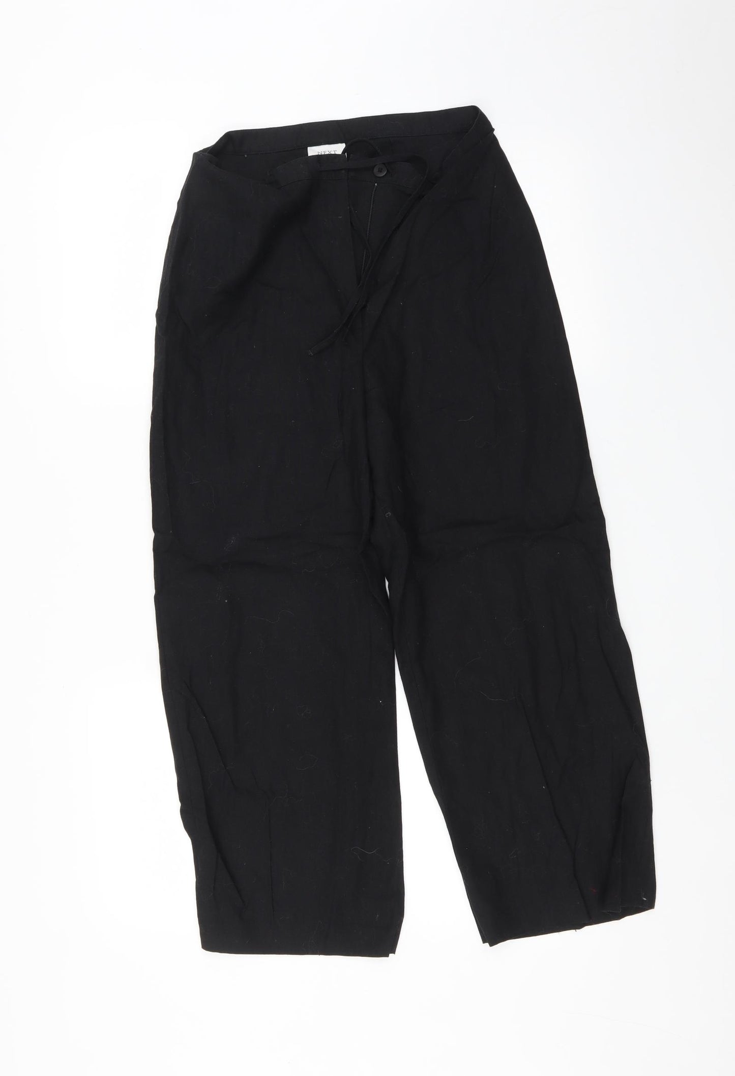 NEXT Womens Black   Trousers  Size 10 L27 in