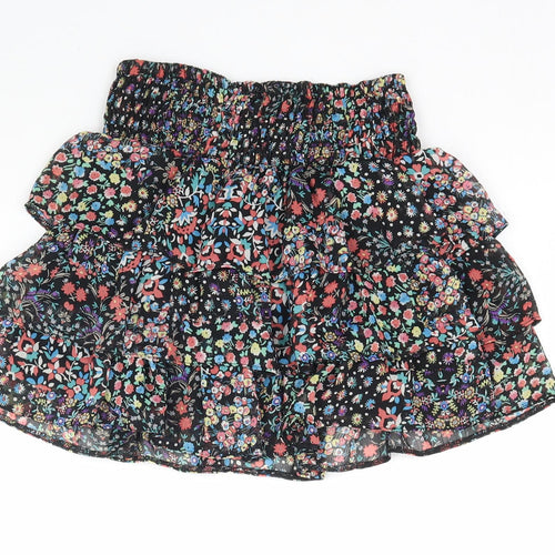 New Look Womens Multicoloured Floral  A-Line Skirt Size 8