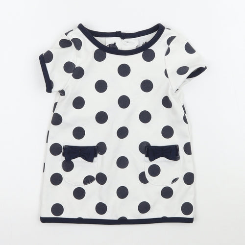 Primark Girls Multicoloured Polka Dot  Shift  Size 3-6 Months