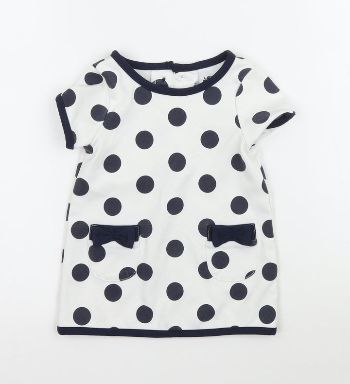 Primark Girls Multicoloured Polka Dot  Shift  Size 3-6 Months