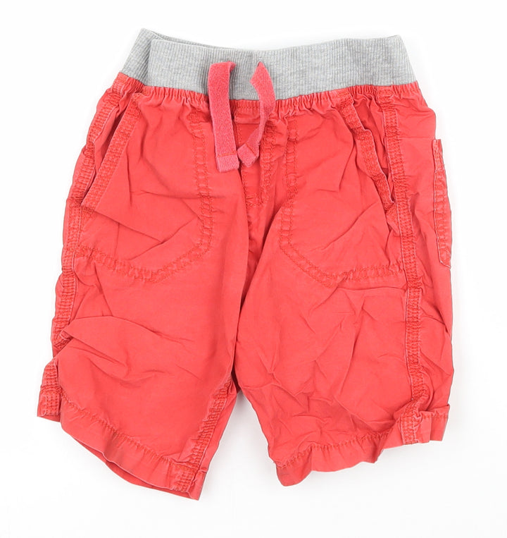 M&Co Boys Red Bermuda Shorts Size 3-4 Years