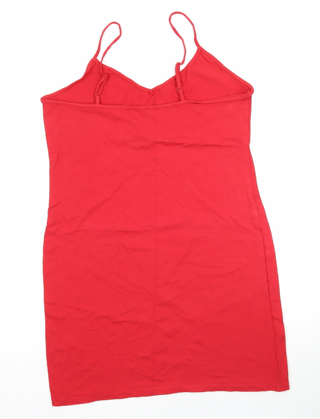 Primark Womens Red   Camisole T-Shirt Size L