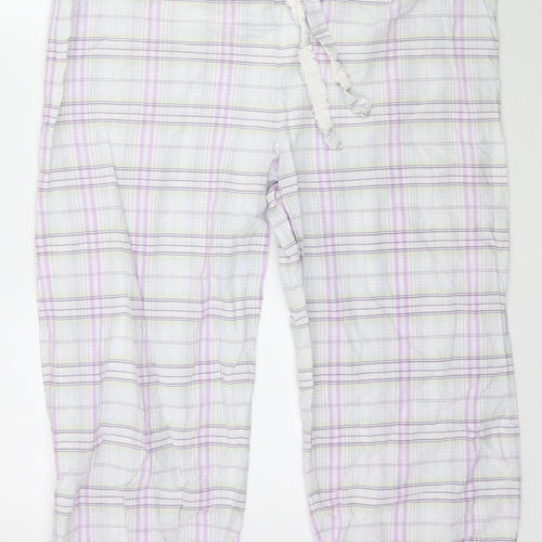 BHS Womens Multicoloured Plaid   Pyjama Pants Size 20  - Cropped