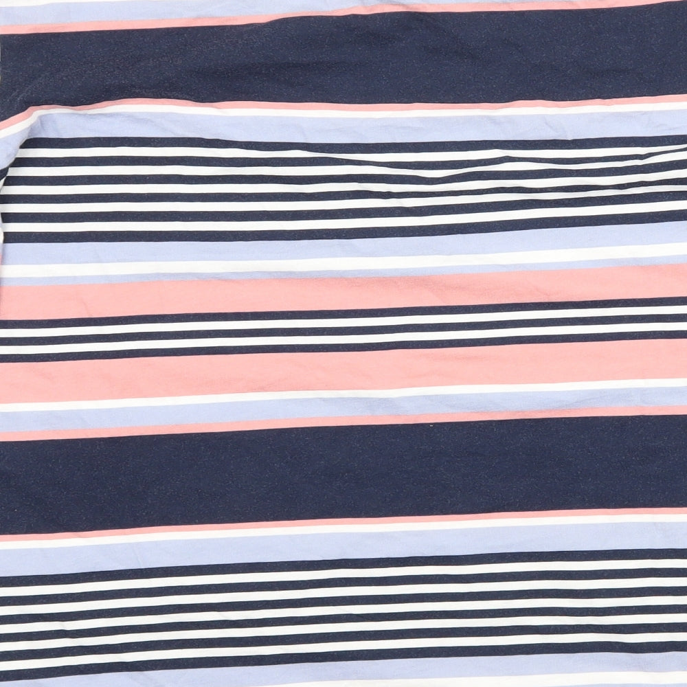 Dorothy Perkins Womens Multicoloured Striped  Basic T-Shirt Size 18