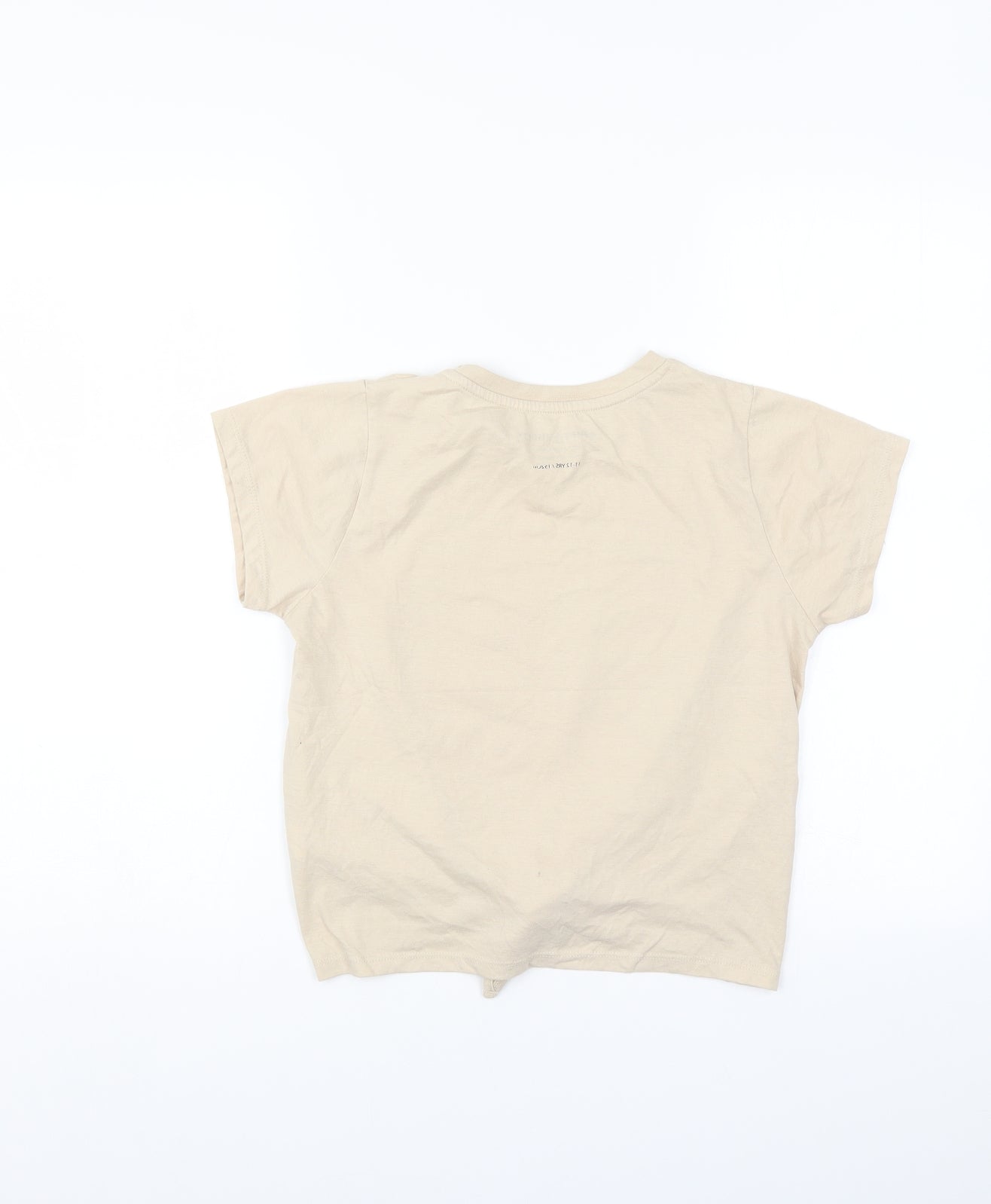 Ariana Grande Girls Beige   Basic T-Shirt Size 11-12 Years