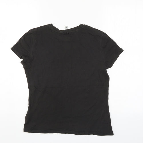Nirvana Womens Black   Basic T-Shirt Size M