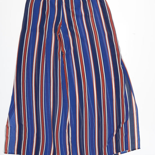 JustFab Womens Multicoloured Striped  Trousers  Size L L33 in