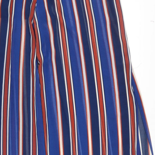 JustFab Womens Multicoloured Striped  Trousers  Size L L33 in