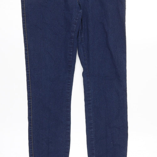 Denim & Co. Womens Blue  Denim Jegging Jeans Size 10 L26 in