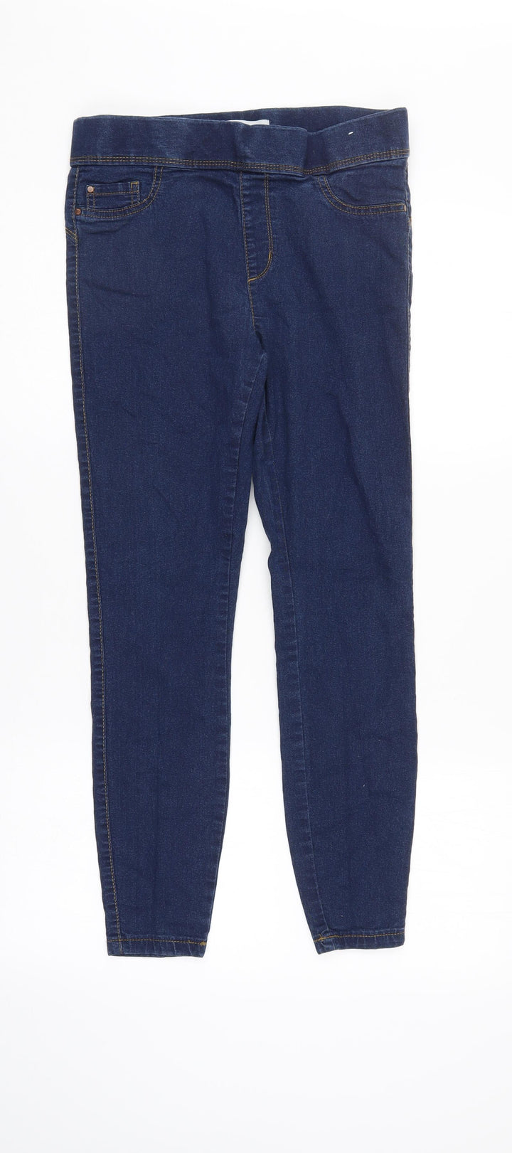 Denim & Co. Womens Blue Denim Jegging Jeans Size 10 L26 in